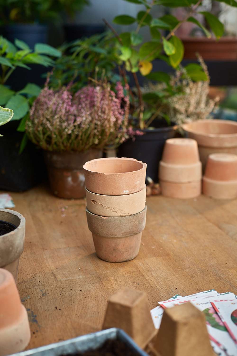 Terracotta krukke - Ø 6 cm